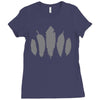 bird feathers nature Ladies Fitted T-Shirt