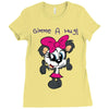 gimme a hug Ladies Fitted T-Shirt