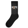 Hope Uterine Cancer Awareness Socks