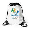 rio 2016 olympic games Drawstring Bags