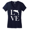 love dolphin Women's V-Neck T-Shirt