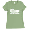 engineer funny Ladies Fitted T-Shirt