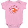 happy space fox   porky roebuck Baby Bodysuit
