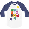 puzzled 3/4 Sleeve Shirt