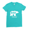 dad bear Ladies Fitted T-Shirt