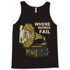 where words fail music speaks Tank Top