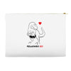 pregnant rex black color Accessory Pouches
