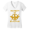District 12 We Salute You Women's V-Neck T-Shirt