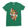 true love pizza slice Ladies Fitted T-Shirt
