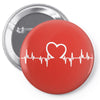 Heart Beat Pin-back button