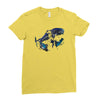 alien terror from deep space Ladies Fitted T-Shirt