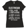 Electrician Ladies Fitted T-Shirt