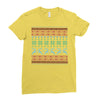 christmas ugly Ladies Fitted T-Shirt