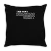 my drinking shirt funny Throw Pillow