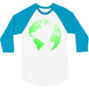 Earth Themed Funny 3/4 Sleeve Shirt