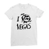 i (fear) vegas Ladies Fitted T-Shirt
