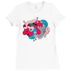 rhino splat Ladies Fitted T-Shirt