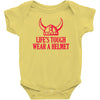 lifes tough Baby Bodysuit