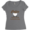 coffee required Women's Triblend Scoop T-shirt