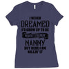 Perfect Freakin Nanny, Ladies Fitted T-Shirt