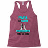 papa und sohn Racerback Tank