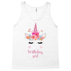 birthday unicorn family series birthday girl Tank Top