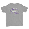 don't be jealous just because i look this good at seventy black Youth Tee