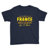 World Champion France 2018 Les Blues Youth Tee