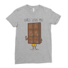 girls love me Ladies Fitted T-Shirt