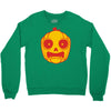 frightened jack o lantern Crewneck Sweatshirt