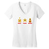 money power woman Women's V-Neck T-Shirt