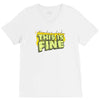 this is fine V-Neck Tee