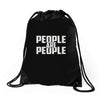people are people Drawstring Bags