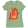 red dragon Ladies Fitted T-Shirt