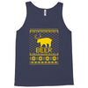 ugly sweater party beer bear funny Tank Top