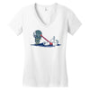 predat awww Women's V-Neck T-Shirt