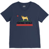 colifornia republic parody pugfornia republic V-Neck Tee