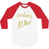 wine outside 3/4 Sleeve Shirt