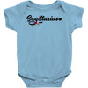 sagittarius violet Baby Bodysuit