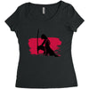 Wolf And Lady Women's Triblend Scoop T-shirt