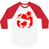 eric cantona, kungfu, manu 3/4 Sleeve Shirt