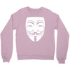 anonymous mask Crewneck Sweatshirt
