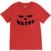 smiling teeth pumpkin face V-Neck Tee