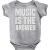 music is the answer Baby Onesie