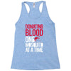 donating blood one mosquito funny Racerback Tank