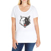 KING OF THE WOLF Ladies Curvy T-Shirt