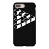 sheldon dreieck big bang theory triforce illusion 3d nerd fun usa iPhone 8 Plus