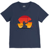 Samurai Sunset V-Neck Tee