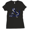 double anchor Ladies Fitted T-Shirt