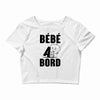 bebe a bord Crop Top